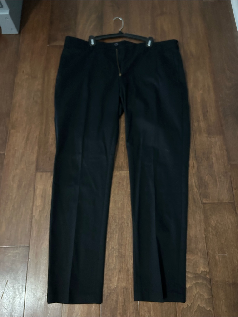 Haggar Black Men's Dress Pants - Straight Leg